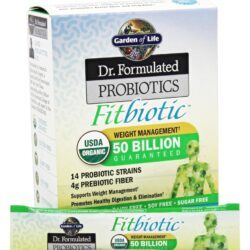 Dr. Formulated Probiótico Fitbiotic Sem Sabor 50 Bilhões de UFC - 20 Pacotes (s) Garden of Life