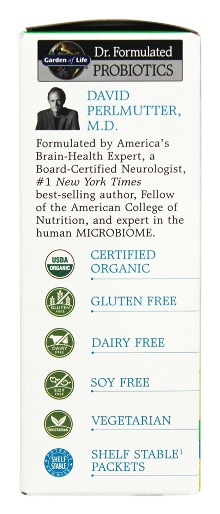 Dr. Formulated Probiótico Fitbiotic Sem Sabor 50 Bilhões de UFC - 20 Pacotes (s) Garden of Life - Imagem 4