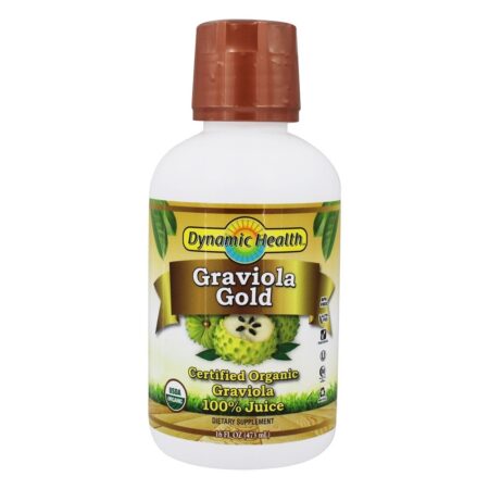 Suco de Ouro Graviola Orgânico Certificado - 16 fl. oz. Dynamic Health