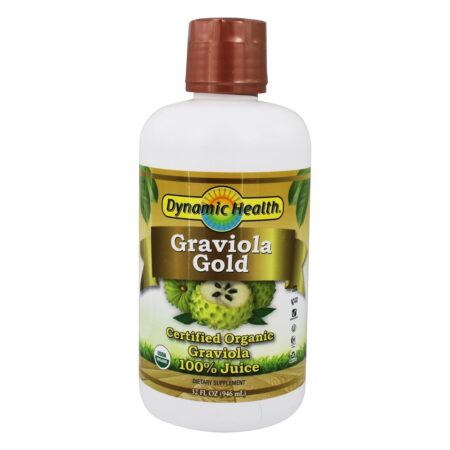 Suco de Ouro Graviola Orgânico Certificado - 32 fl. oz. Dynamic Health