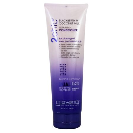 Condicionador 2Chic Repairing Blackberry & Leite de Côco - 8.5 fl. oz. Giovanni