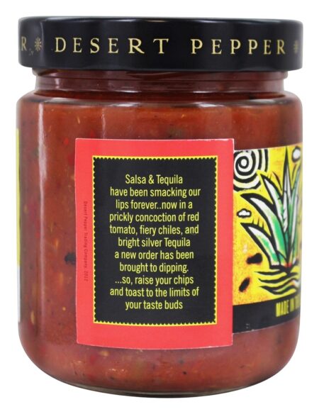 Authentic Medium Burn Salsa Tequila - 16 oz. Desert Pepper - Image 3