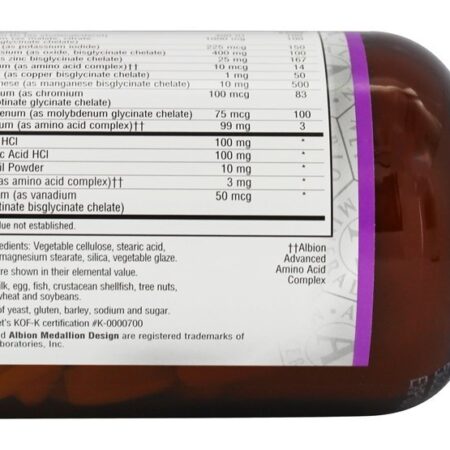 Quelado Multimineral Ferro Livre - 120 Cápsulas Bluebonnet Nutrition - Imagem 3