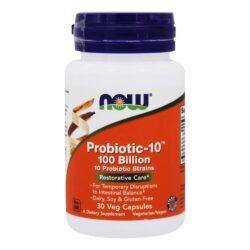 Probiótico-10 100 Bilhões de UFC - 30 Cápsula (s) vegetal (s) NOW Foods