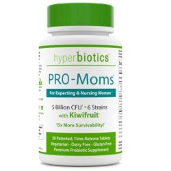 Pro-Moms Probiotic for Expecting & Nursing Mulheres com Kiwifruit 5 Billion CFU - 30 Tablets Hyperbiotics