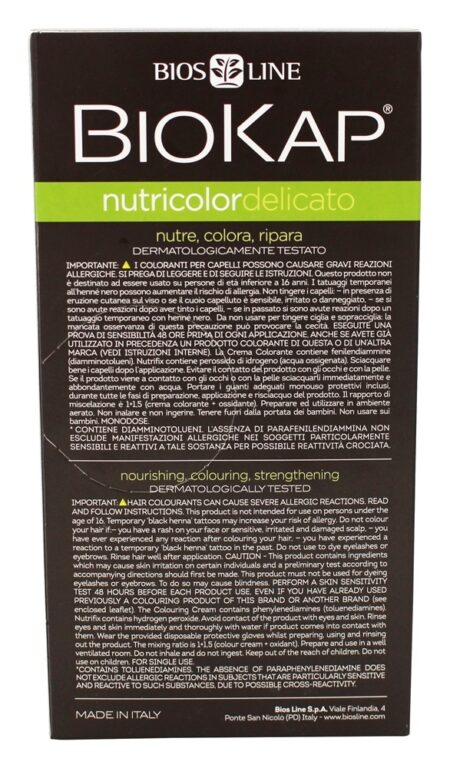 Nutricolor Delicato Tintura Permanente de Cabelo 5.05 Castanho Castanho Claro - 4.67 fl. oz. BioKap - Image 3