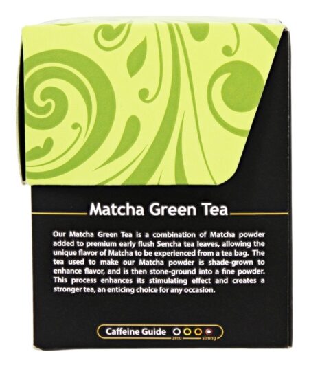 100% Orgânico De ervas Matcha Verde Chá - 18 Saquinhos de Chá Buddha Teas - Image 3