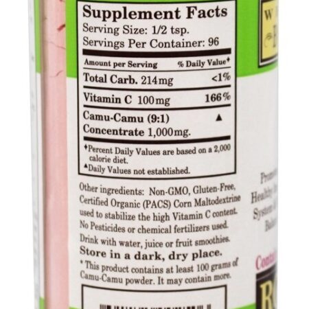 Royal Camu Superfood - 3.5 oz. Whole World Botanicals - Imagem 2