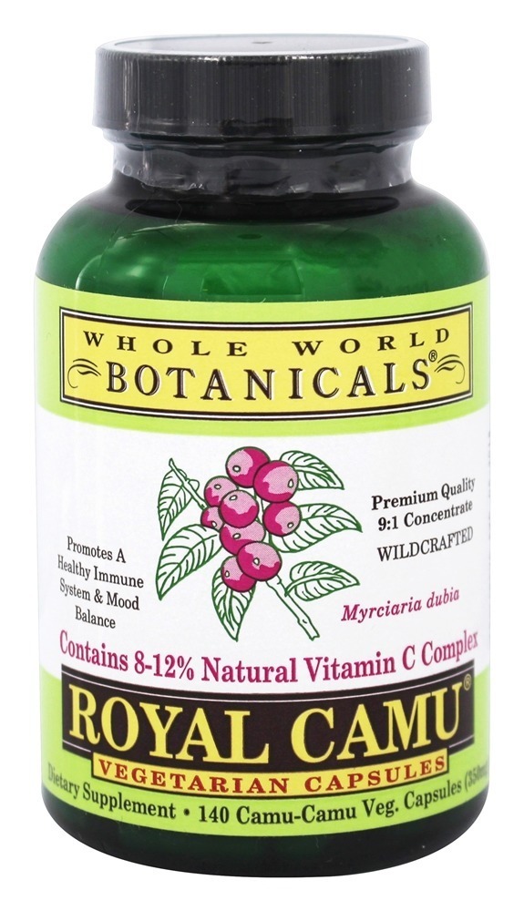 Royal Camu Superfood - Cápsulas vegetarianas 140 Whole World Botanicals