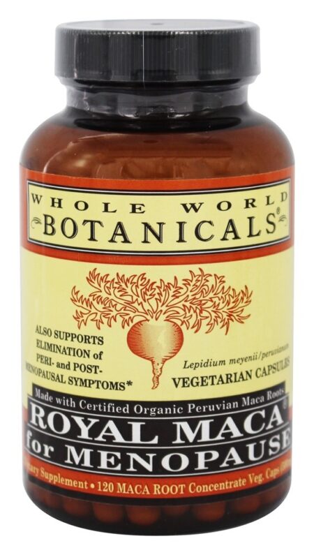 Maca Real para a Menopausa - Cápsulas vegetarianas 120 Whole World Botanicals