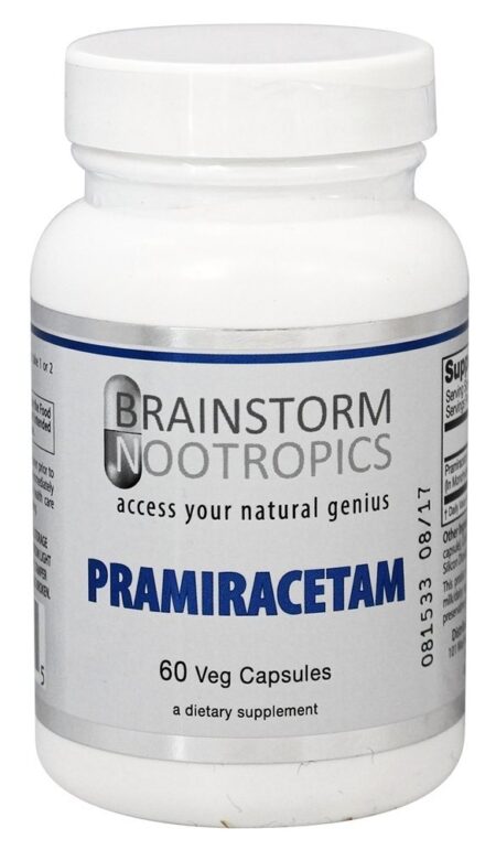 Pramiracetam - Cápsulas vegetarianas 60 Brainstorm Nootropics