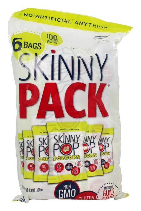 Pipoca Todo Natural Magro Pack Original - 6 Malas Skinny Pop