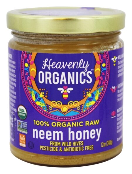 100 Mel de Neem Raw Orgânico - 12 oz. Heavenly Organics