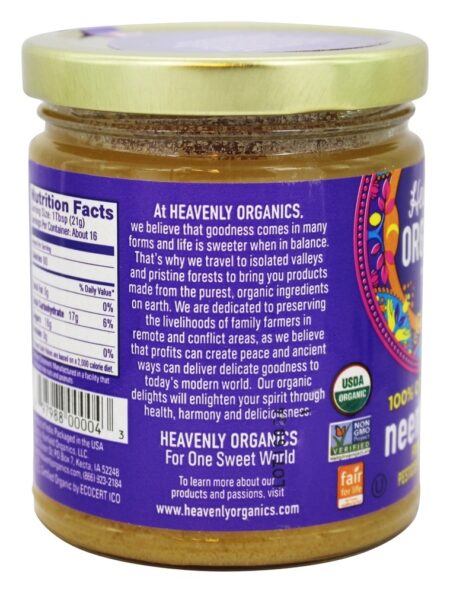 100 Mel de Neem Raw Orgânico - 12 oz. Heavenly Organics - Image 3