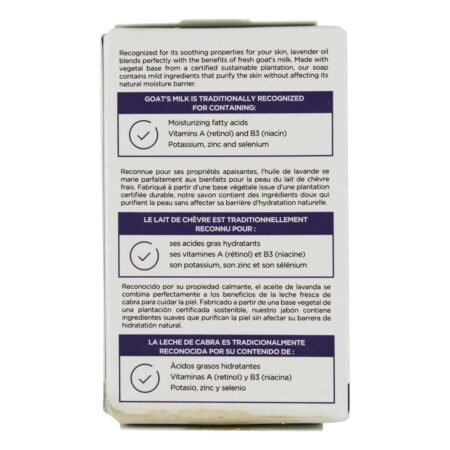 Leite de cabra Soap Lavender Oil - 5 oz. Canus - Image 3