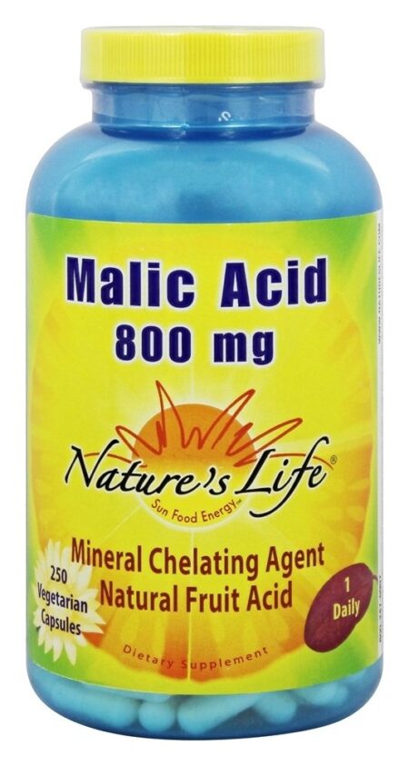 Ácido Málico 800 mg. - Cápsulas vegetarianas 250 Nature's Life