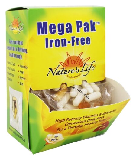 Mega Pak Iron-Free - 30 Pacotes (s) Nature's Life