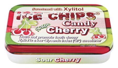 Xylitol Mints Cereja Azeda - 1.76 oz. Ice Chips