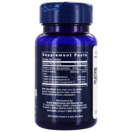 Super K - 90 Softgels Life Extension - Image 2