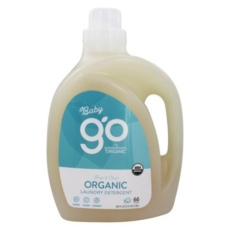 Detergente Líquido para Roupa Infantil 66 Carrega Livre e Transparente - 100 fl. oz. GO