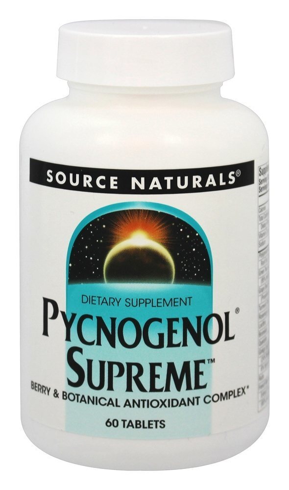 Pycnogenol Supreme - 60 Tablets Source Naturals
