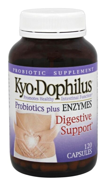 Suplemento probiótico Kyo-Dophilus plus Enzymes - Cápsulas 120 Kyolic