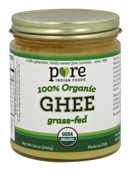 Ghee Orgânico Grassfed - 7.8 oz. Pure Indian Foods