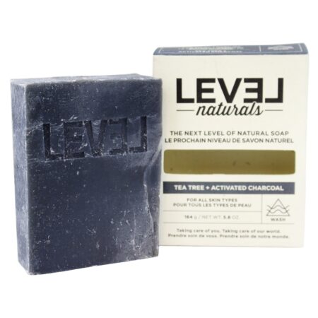 Chá de Soap Bar + Carvão Ativado - 5.8 oz. Level Naturals