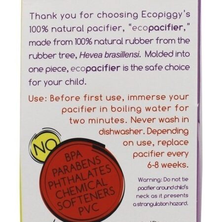 Chupeta Natural Ortodôntica 6 Meses + - Pacote 3 Ecopacifier - Imagem 2