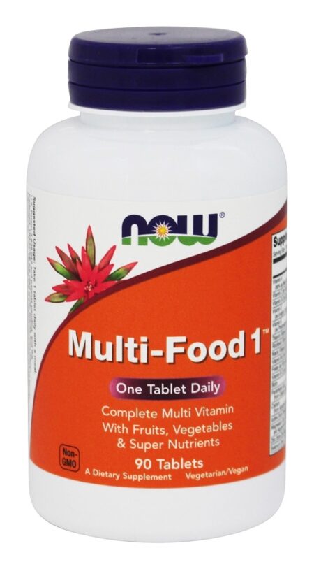 Multivitamínico Multi-Food 1 - 90 Tablets NOW Foods