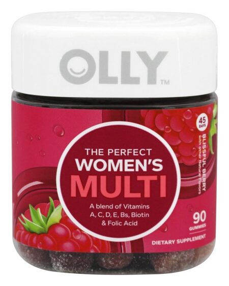 A baga feliz e perfeita das mulheres - 90 Gummies Olly