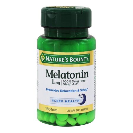 Melatonina para relaxamento e sono 1 mg. - 180 Tablet (s) Nature's Bounty