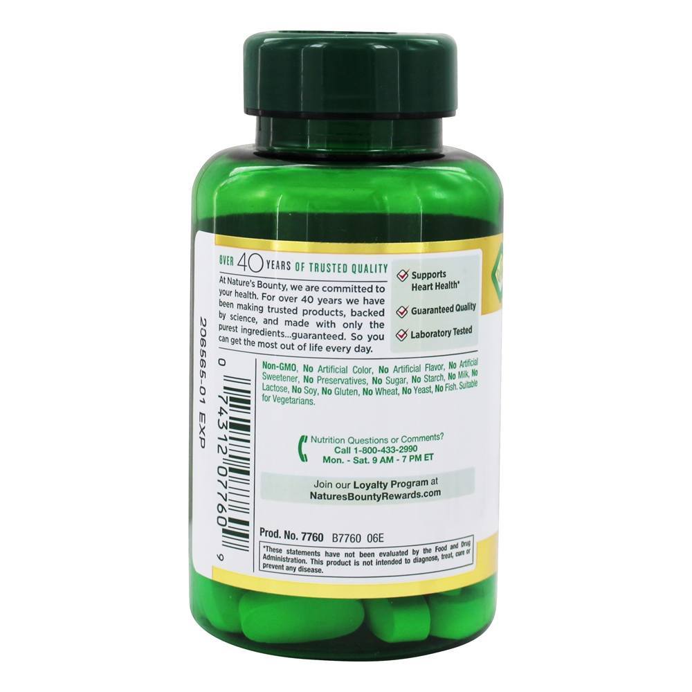 L-arginina para fluxo sanguíneo e função vascular 1000 mg. - 50 Tablet (s) Nature's Bounty - Imagem 3