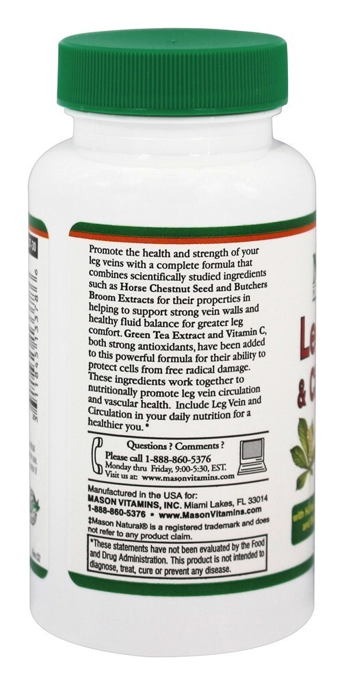 Veias das Pernas & Circulação - 30 Tablets Mason Natural - Imagem 3
