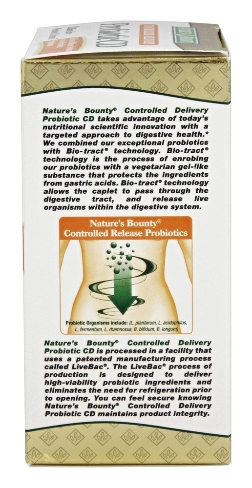 CD Probiótico de Entrega Controlada 2 Bilhões de UFC - 30 Cápsulas Nature's Bounty - Imagem 3