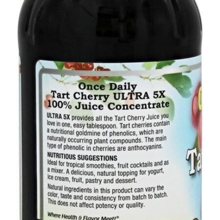 Suco Concentrado Orgânico de Cereja Azeda Ultra 5X - 16 fl. oz. Dynamic Health - Imagem 3