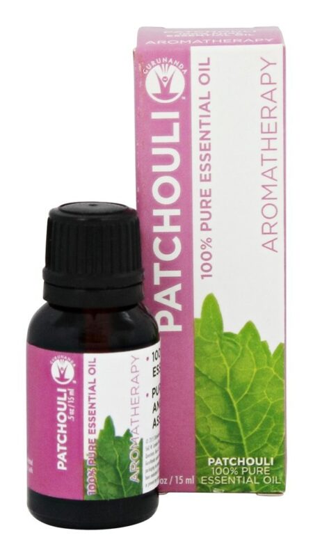 Óleo Essencial de Patchouli 100% Pure - 0.5 fl. oz. GuruNanda