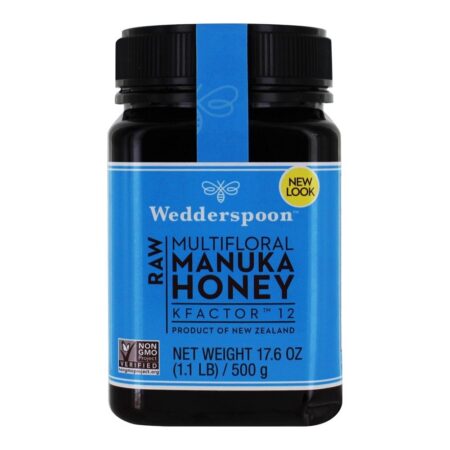 Multifloral Raw Manuka Honey KFactor 12 - 17.6 oz. Wedderspoon