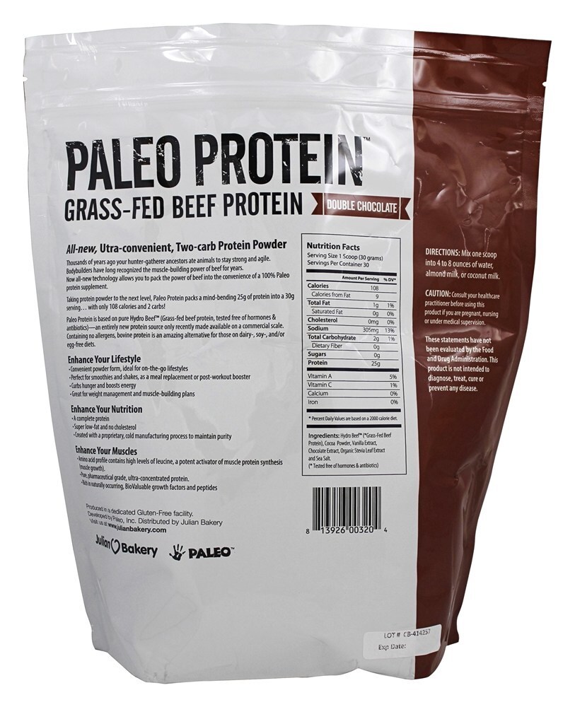 Proteína Paleo de Leite Duplo com Proteina de Carne e Legumes - 2 lbs. Julian Bakery - Imagem 2