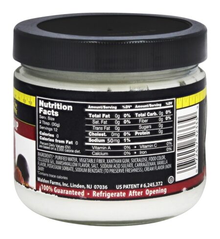 Calorie Free Marshmallow Dip Original - 12 oz. Walden Farms - Image 2