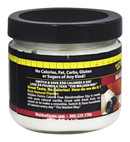 Calorie Free Marshmallow Dip Original - 12 oz. Walden Farms - Image 3