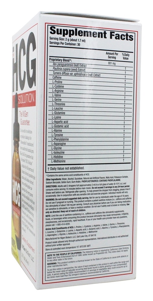 Solução de dieta 100 % livre de hormônios - 2 oz. NiGen BioTech - Imagem 2