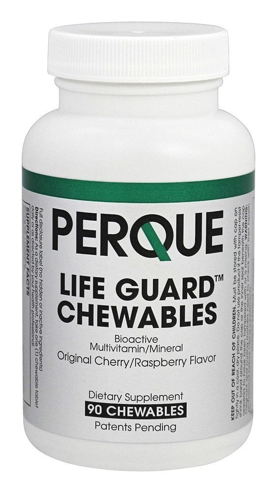 Vida Guarda Chewabl Original Cereja/Framboesa Sabor - 90 Mastigáveis Perque