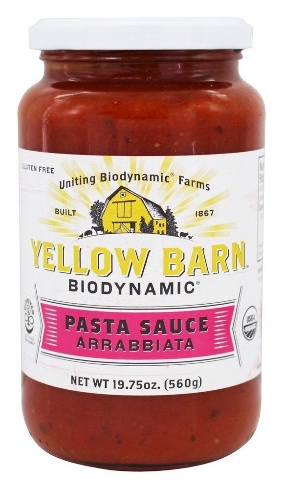 Molho de Macarrão Orgânico Arrabbiata - 19.75 oz. Yellow Barn Biodynamic