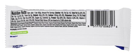 Planta Orgânica De Proteína Com Base De Barra De Chocolate Massa De Biscoito De Chocolate - 1.41 oz. Orgain - Image 2