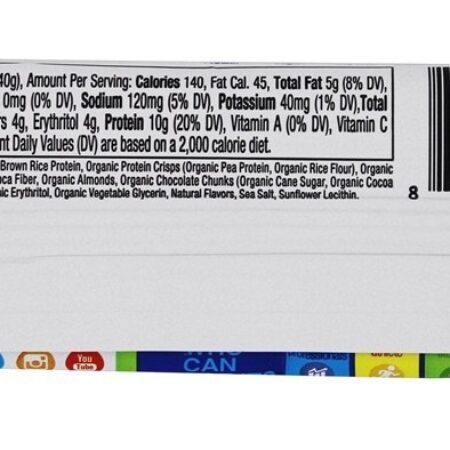Bar de Plantas Orgânicas à Base de Proteína S'mores - 1.41 oz. Orgain - Imagem 2