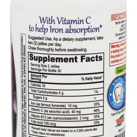 Ferro Completo com Uva Vitamina C - Yum-V's Complete 60 Yum-V's Complete - Imagem 2