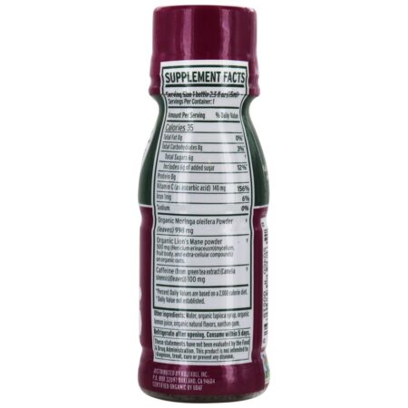 Foco de Juba de Moringa e Leão Atirou em Açaí de Framboesa - 2.5 fl. oz. Kuli Kuli - Image 2