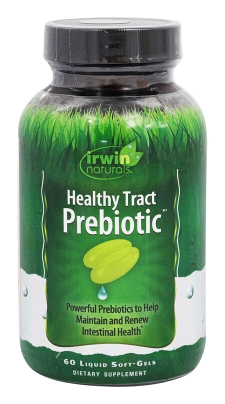 Prebiótico do Trato Saudável - 60 Softgels líquidos Irwin Naturals