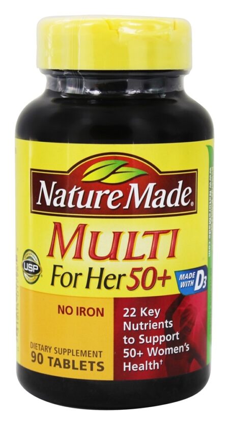 Multi Para Ela +50 Anos - 90 Tablets Nature Made